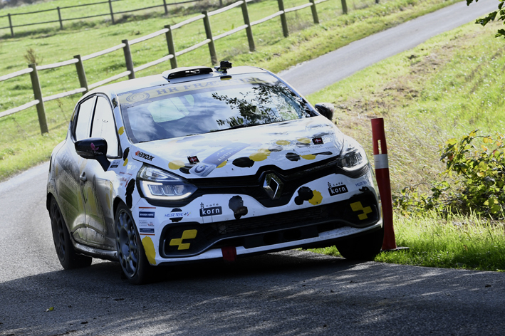 I Sydjysk Mini Rally-turneringen var Vallentin efter tre løb ud af fire kun et enkelt point fra en samlet tredjeplads
(Foto: Morten Dam - autoMOTIV/specialpress)